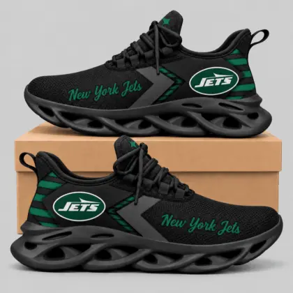 New York Jets | NFL Script Wordmark Wave Sole Sneakers TD