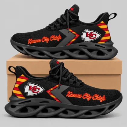 Kansas City Chiefs | NFL Script Wordmark Wave Sole Sneakers TD