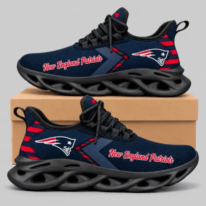 New England Patriots | NFL Script Wordmark Wave Sole Sneakers TD