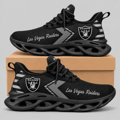 Las Vegas Raiders | NFL Script Wordmark Wave Sole Sneakers TD