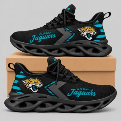 Jacksonville Jaguars | NFL Script Wordmark Wave Sole Sneakers TD