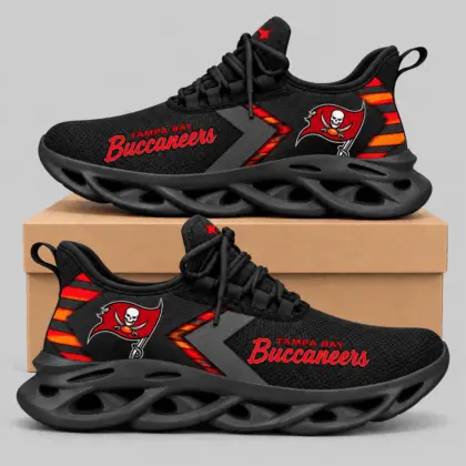 Tampa Bay Buccaneers | NFL Script Wordmark Wave Sole Sneakers TD