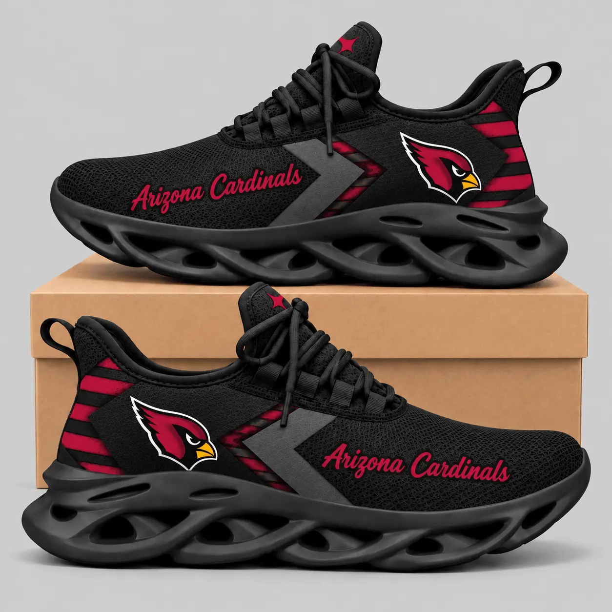 Arizona Cardinals | NFL Script Wordmark Wave Sole Sneakers TD