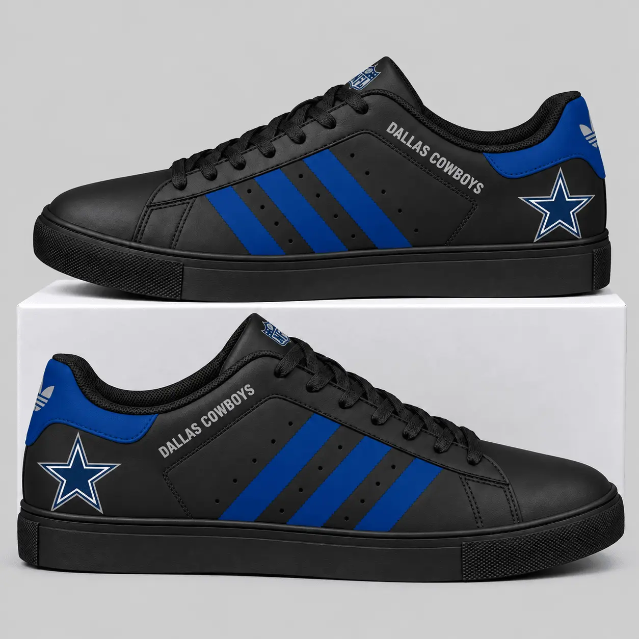 Dallas Cowboys | NFL Triple Stripe Low Top Sneakers TD