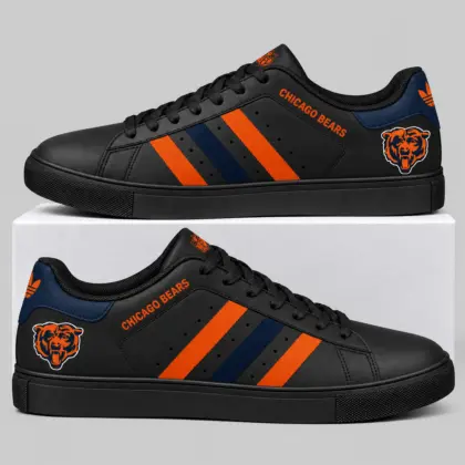 Chicago Bears | NFL Triple Stripe Low Top Sneakers TD