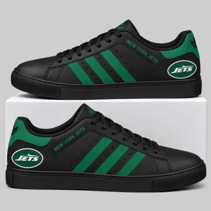 New York Jets | NFL Triple Stripe Low Top Sneakers TD