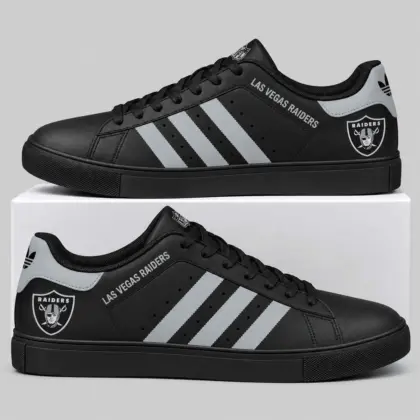 Las Vegas Raiders | NFL Triple Stripe Low Top Sneakers TD