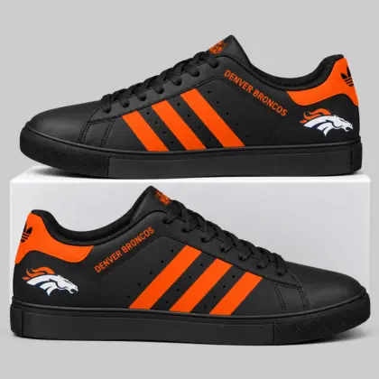 Denver Broncos | NFL Triple Stripe Low Top Sneakers TD