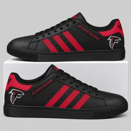 Atlanta Falcons | NFL Triple Stripe Low Top Sneakers TD
