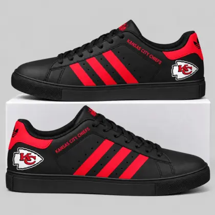 Kansas City Chiefs | NFL Triple Stripe Low Top Sneakers TD