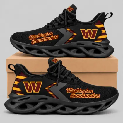 Washington Commanders | NFL Script Wordmark Wave Sole Sneakers TD