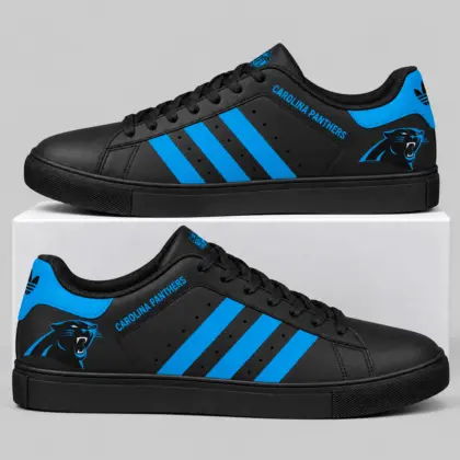 Carolina Panthers | NFL Triple Stripe Low Top Sneakers TD