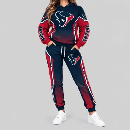 Houston Texans | NFL Gradient Sleeve Hoodie Jogger Set TD