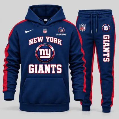 New York Giants | NFL Gold Emblem Hoodie Jogger Set TD