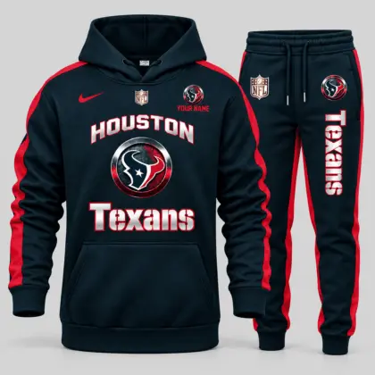 Houston Texans | NFL Gold Emblem Hoodie Jogger Set TD