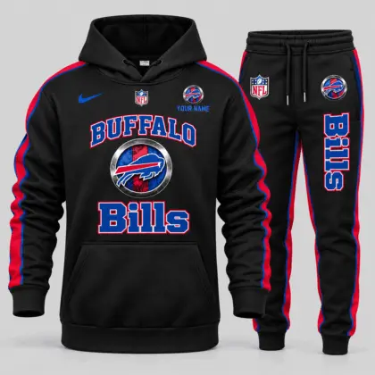 Buffalo Bills | NFL Gold Emblem Hoodie Jogger Set TD