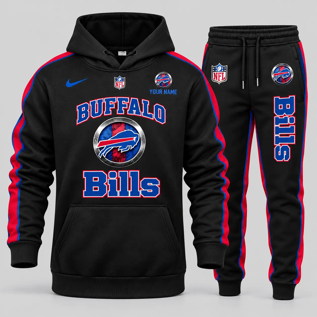 Buffalo Bills | NFL Gold Emblem Hoodie Jogger Set TD