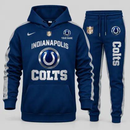 Indianapolis Colts | NFL Gold Emblem Hoodie Jogger Set TD