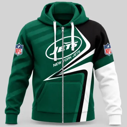 New York Jets | NFL Swoosh Wave Zip Hoodie TD