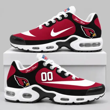Arizona Cardinals | NFL Custom Name Number Air Cushion Sneakers TD
