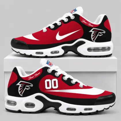 Atlanta Falcons | NFL Custom Name Number Air Cushion Sneakers TD