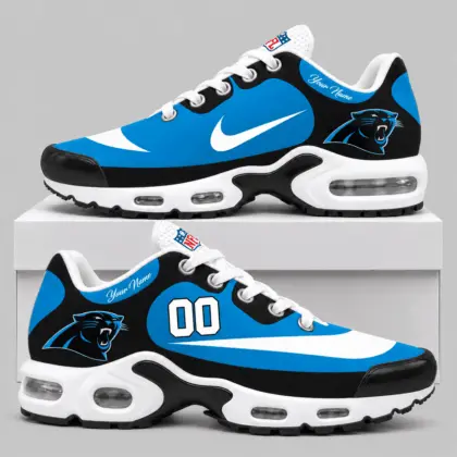 Carolina Panthers | NFL Custom Name Number Air Cushion Sneakers TD