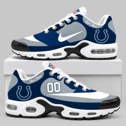 Indianapolis Colts | NFL Custom Name Number Air Cushion Sneakers TD