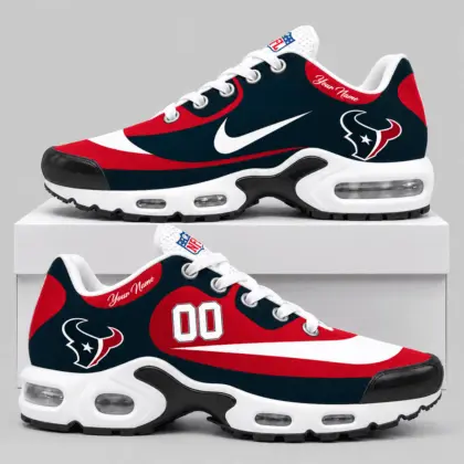 Houston Texans | NFL Custom Name Number Air Cushion Sneakers TD
