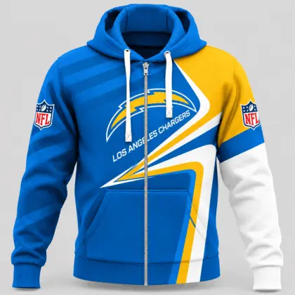 Los Angeles Chargers | NFL Swoosh Wave Zip Hoodie TD