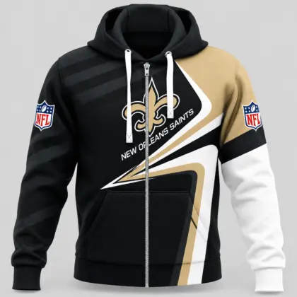 New Orleans Saints | NFL Swoosh Wave Zip Hoodie TD