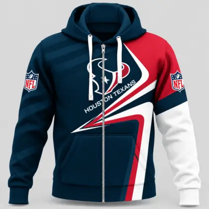 Houston Texans | NFL Swoosh Wave Zip Hoodie TD