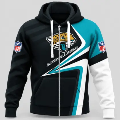 Jacksonville Jaguars | NFL Swoosh Wave Zip Hoodie TD