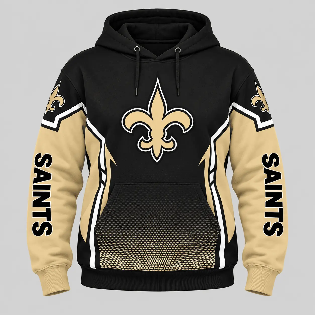 New Orleans Saints | NFL Gradient Sleeve Hoodie Jogger Set TD - Image 2