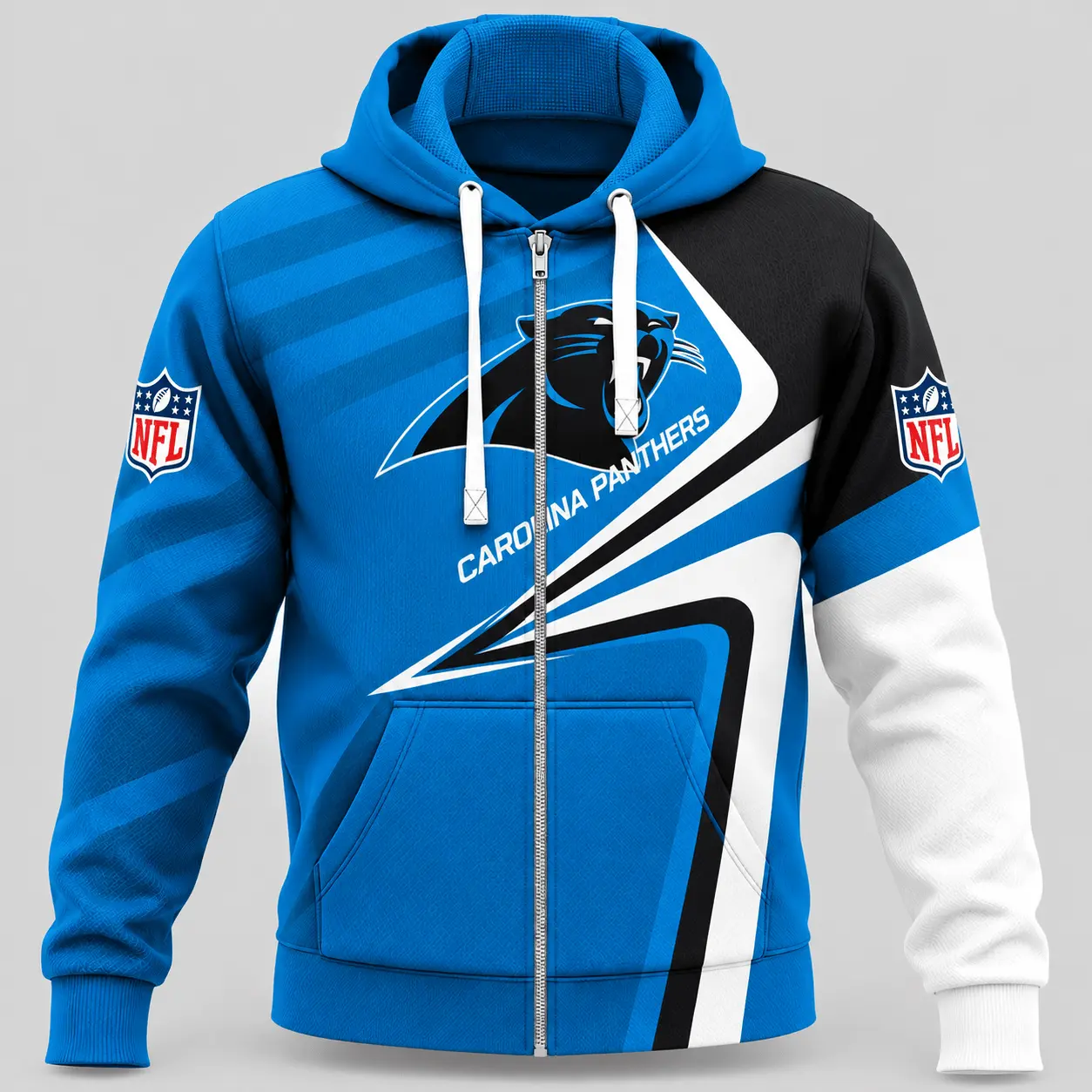 Carolina Panthers | NFL Swoosh Wave Zip Hoodie TD