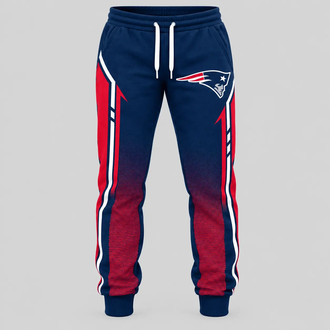New England Patriots | NFL Gradient Sleeve Hoodie Jogger Set TD - Image 3