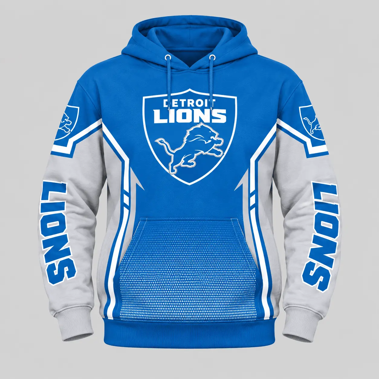 Detroit Lions | NFL Gradient Sleeve Hoodie Jogger Set TD - Image 2