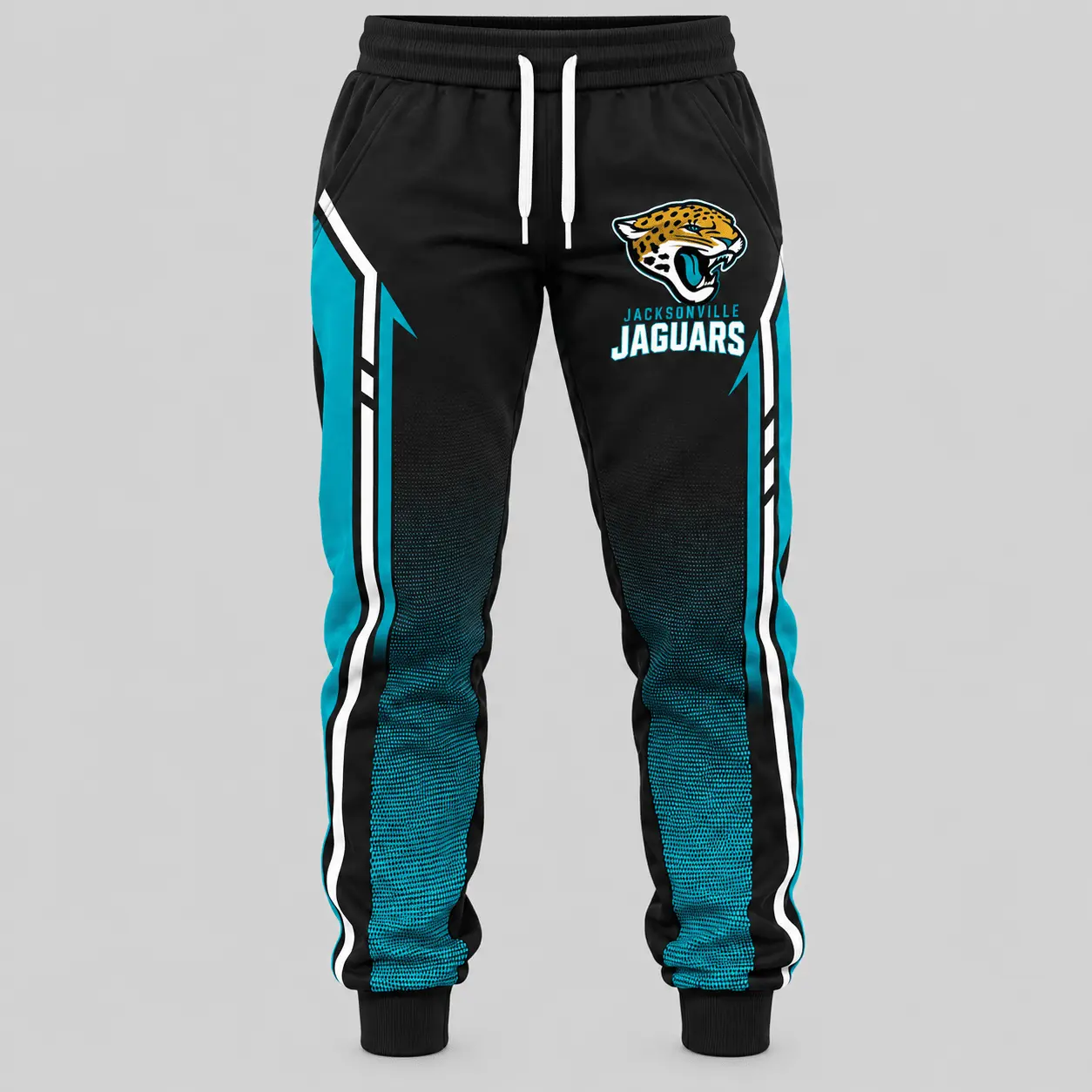 Jacksonville Jaguars | NFL Gradient Sleeve Hoodie Jogger Set TD - Image 3