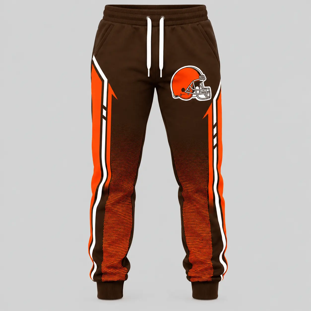 Cleveland Browns | NFL Gradient Sleeve Hoodie Jogger Set TD - Image 3