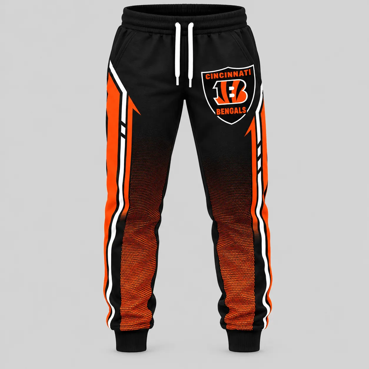 Cincinnati Bengals | NFL Gradient Sleeve Hoodie Jogger Set TD - Image 3