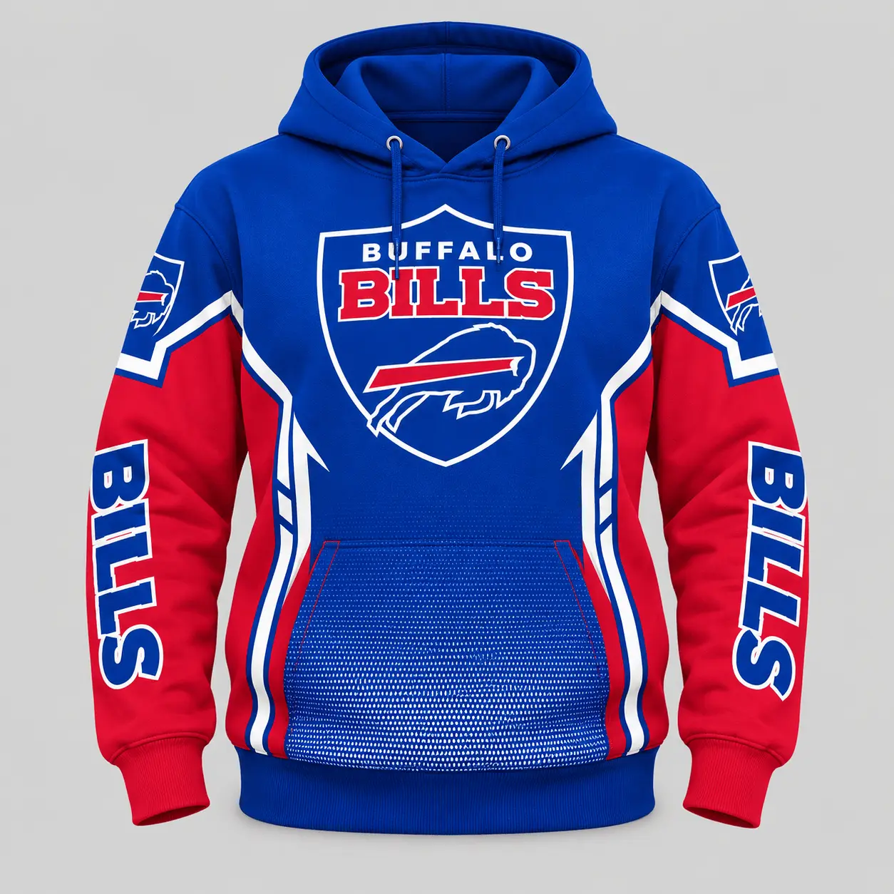 Buffalo Bills | NFL Gradient Sleeve Hoodie Jogger Set TD - Image 2