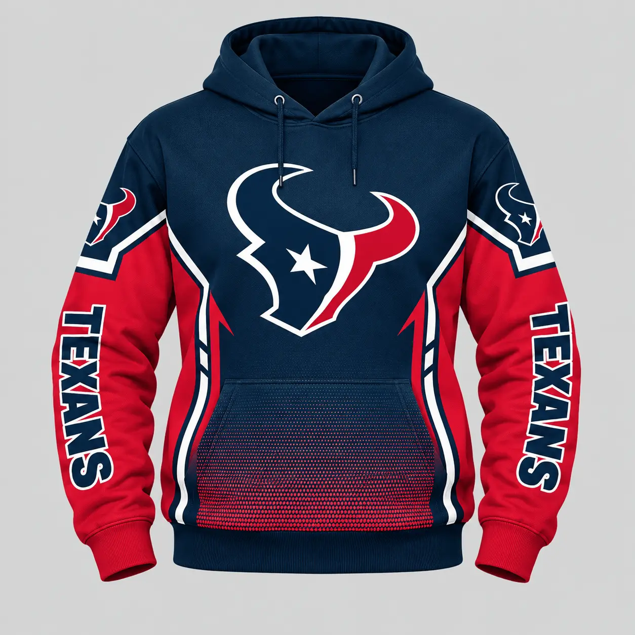 Houston Texans | NFL Gradient Sleeve Hoodie Jogger Set TD - Image 2