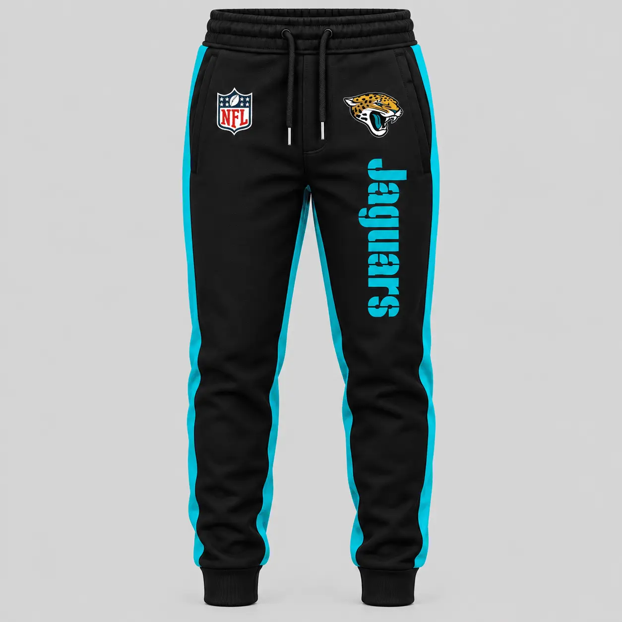 Jacksonville Jaguars | NFL Gold Emblem Hoodie Jogger Set TD - Image 3