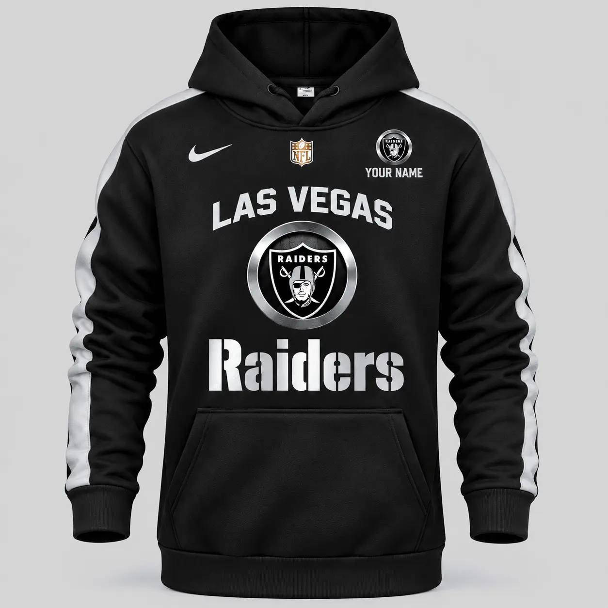 Las Vegas Raiders | NFL Gold Emblem Hoodie Jogger Set TD - Image 2