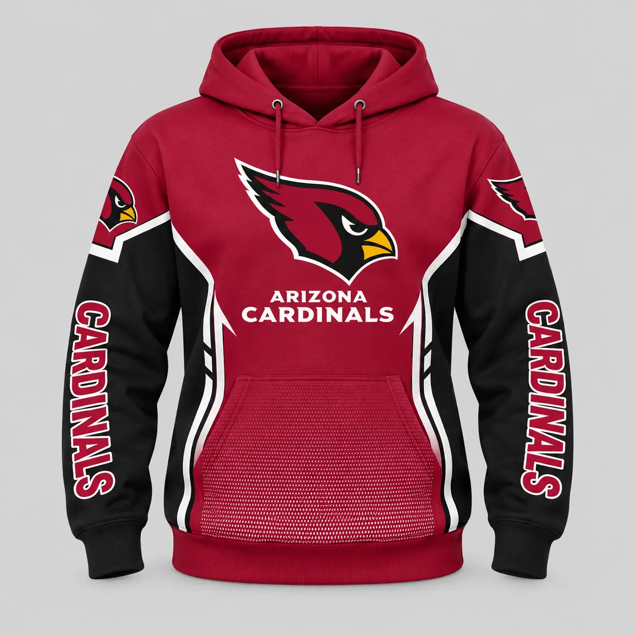 Arizona Cardinals | NFL Gradient Sleeve Hoodie Jogger Set TD - Image 2