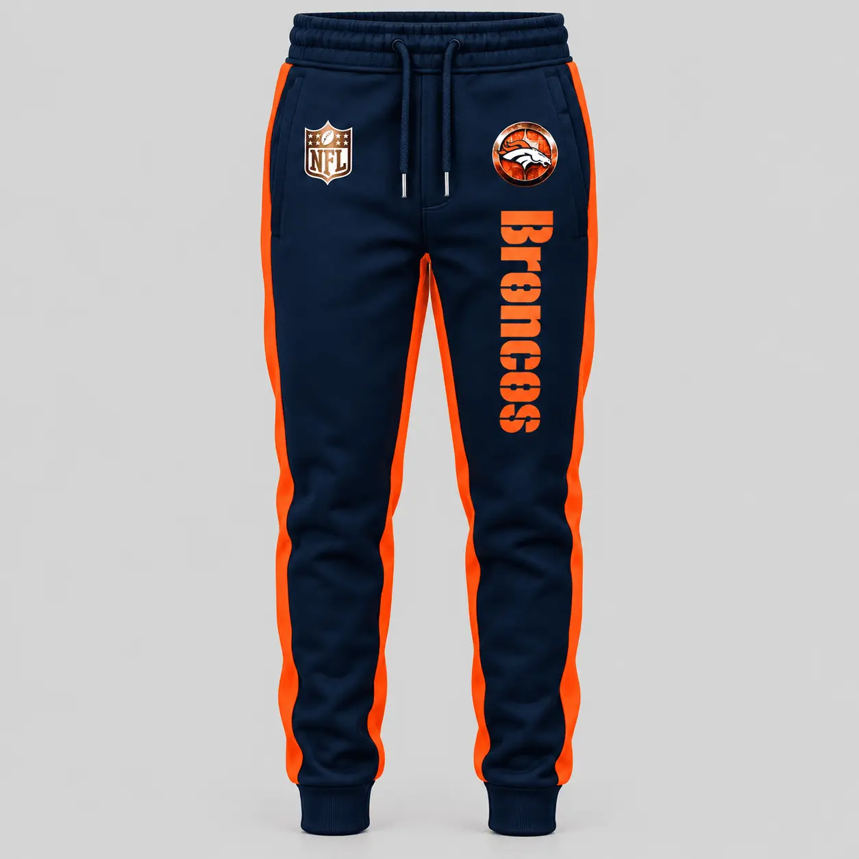 Denver Broncos | NFL Gold Emblem Hoodie Jogger Set TD - Image 3
