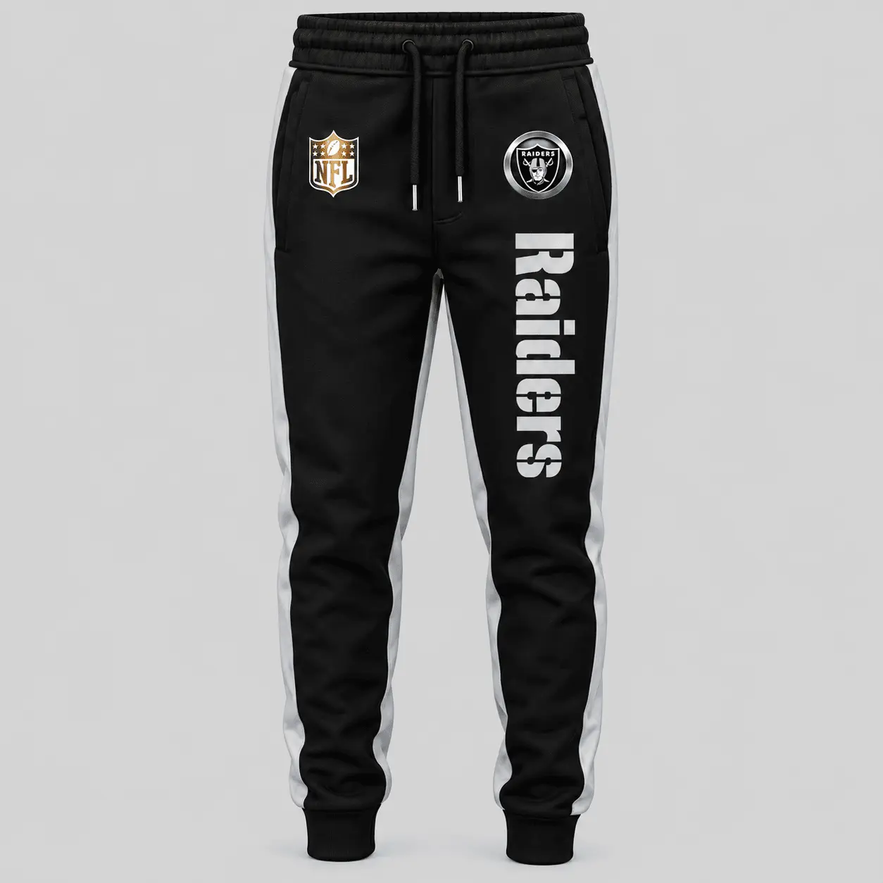 Las Vegas Raiders | NFL Gold Emblem Hoodie Jogger Set TD - Image 3