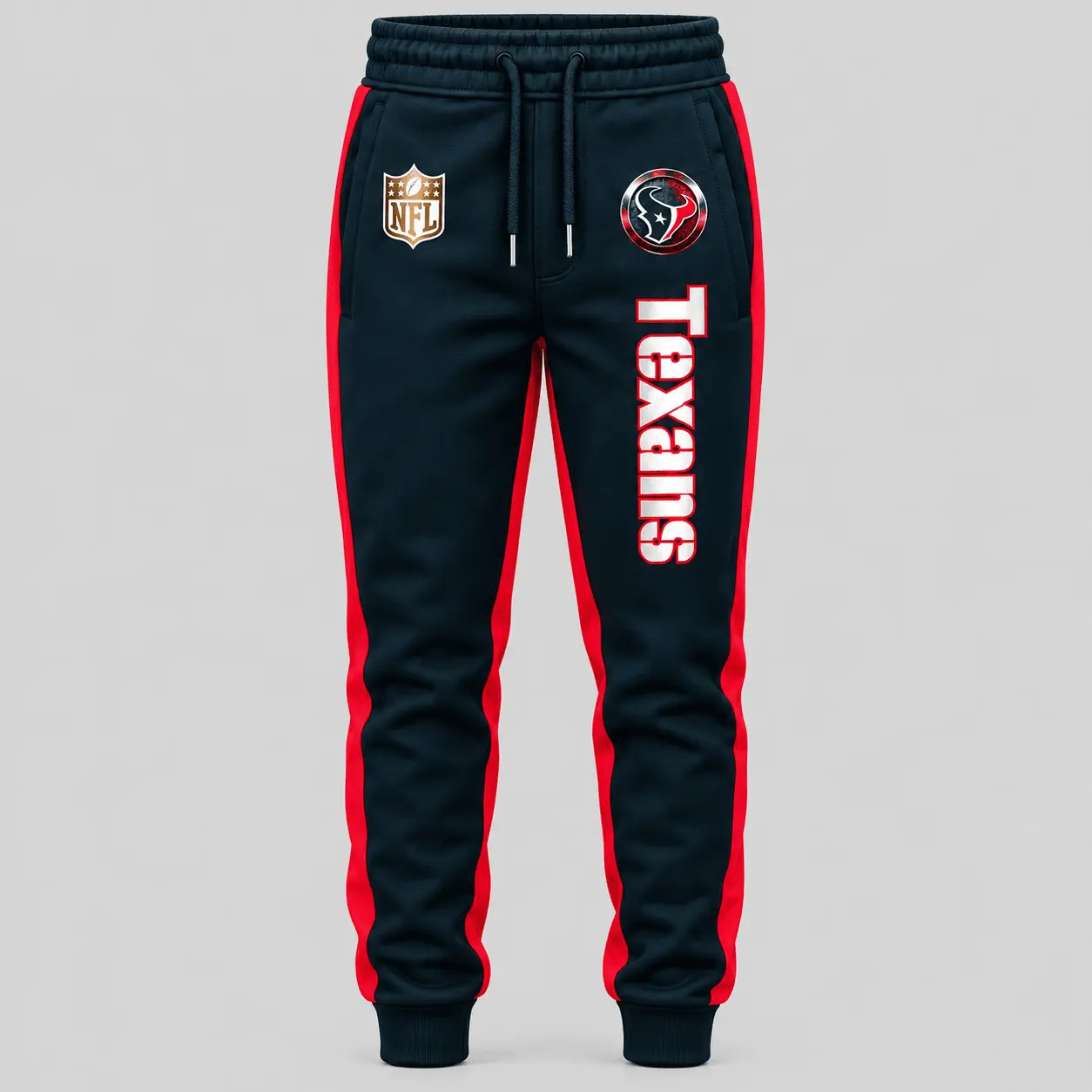 Houston Texans | NFL Gold Emblem Hoodie Jogger Set TD - Image 3
