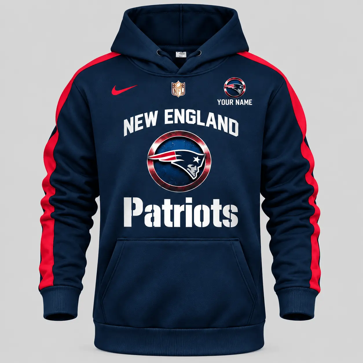New England Patriots | NFL Gold Emblem Hoodie Jogger Set TD - Image 2