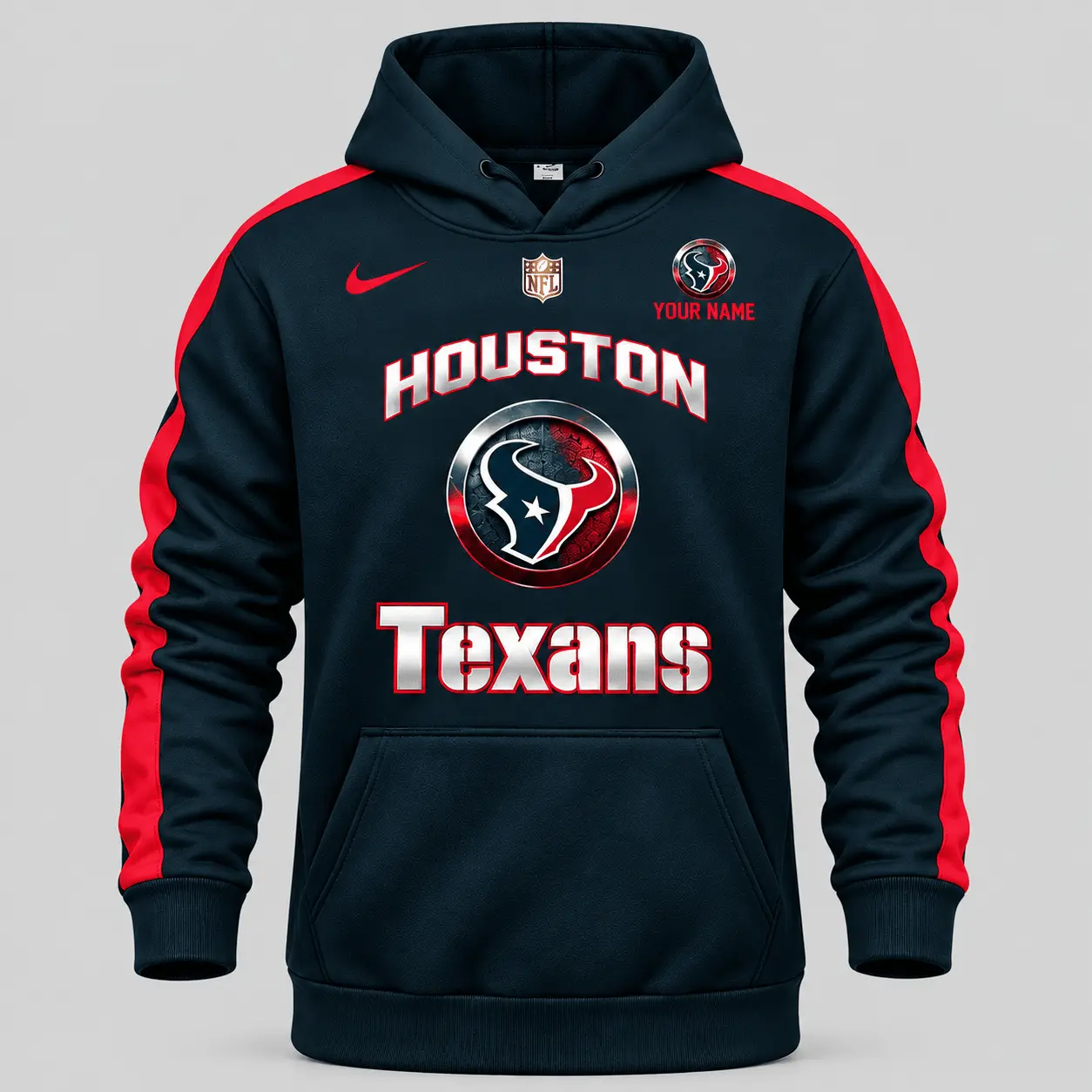 Houston Texans | NFL Gold Emblem Hoodie Jogger Set TD - Image 2