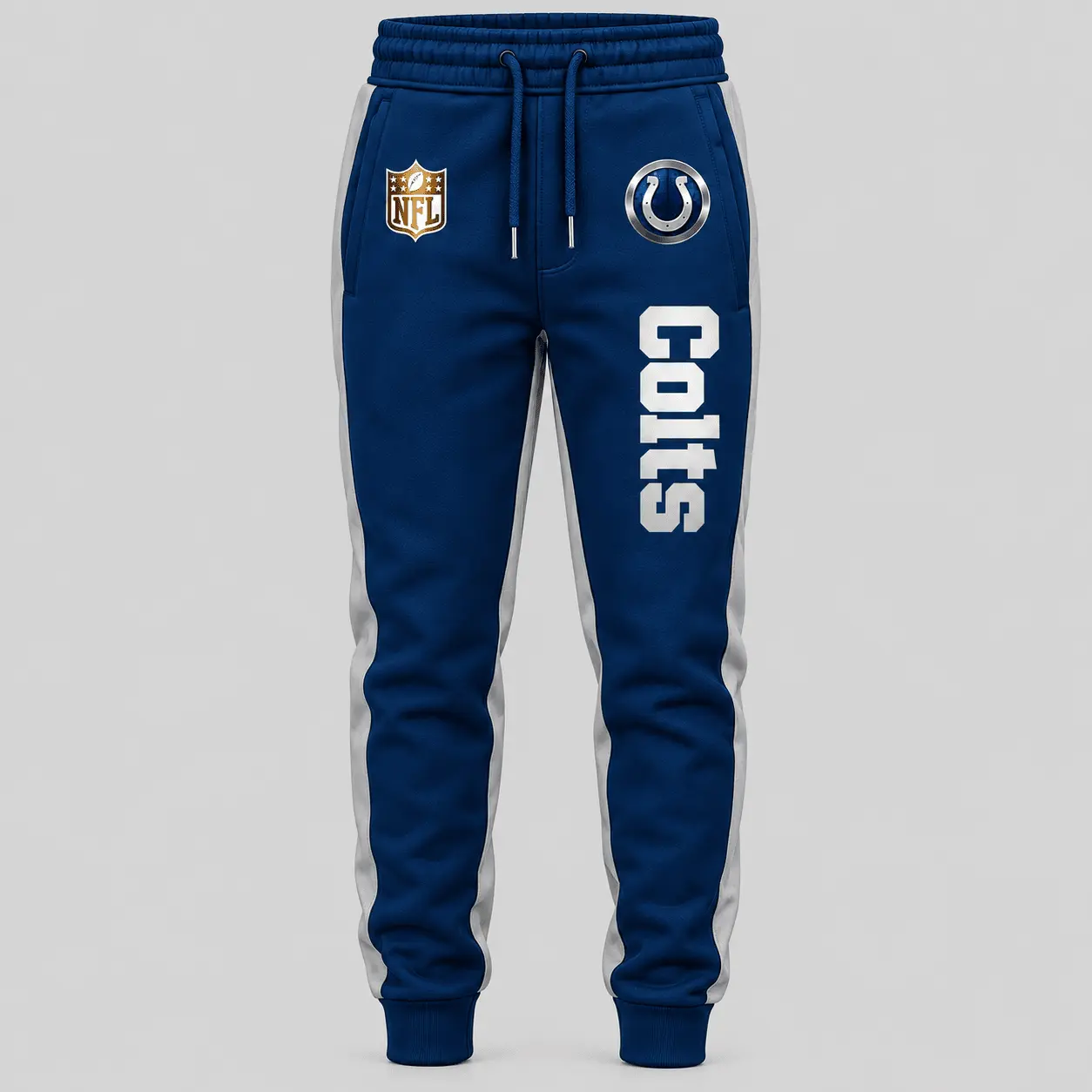 Indianapolis Colts | NFL Gold Emblem Hoodie Jogger Set TD - Image 3